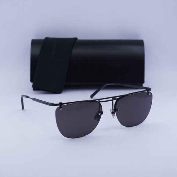 Final Price! Saint Laurent SL600 001 Black Sunglasses - Picture 1 of 11